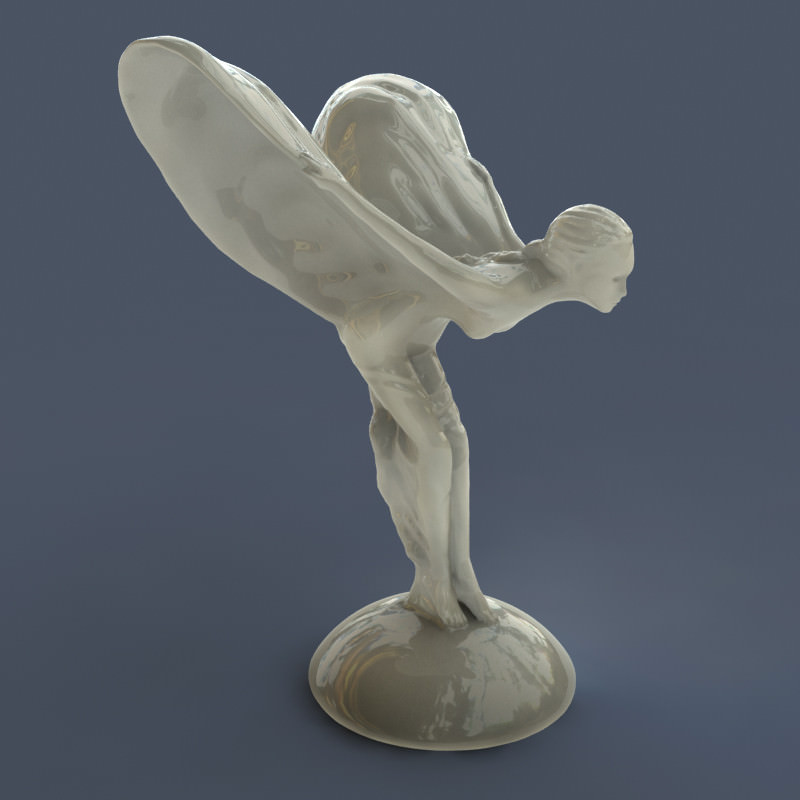 3D Models Rolls Royce Spirit Of Ecstasy 3D Model max obj CGTrader