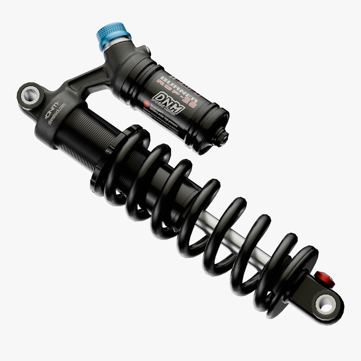 MTB Coil Shock DNM Low-poly 3D model_14