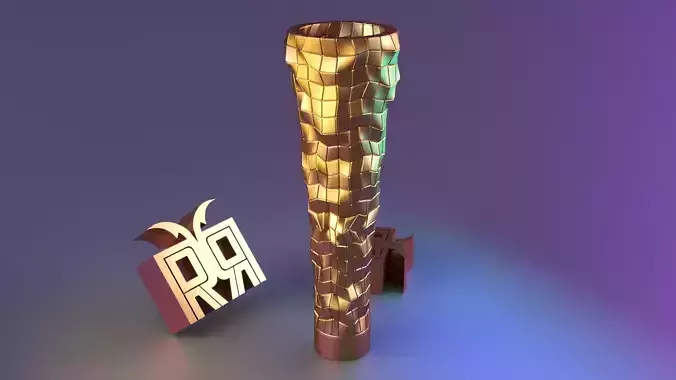 patterned vase