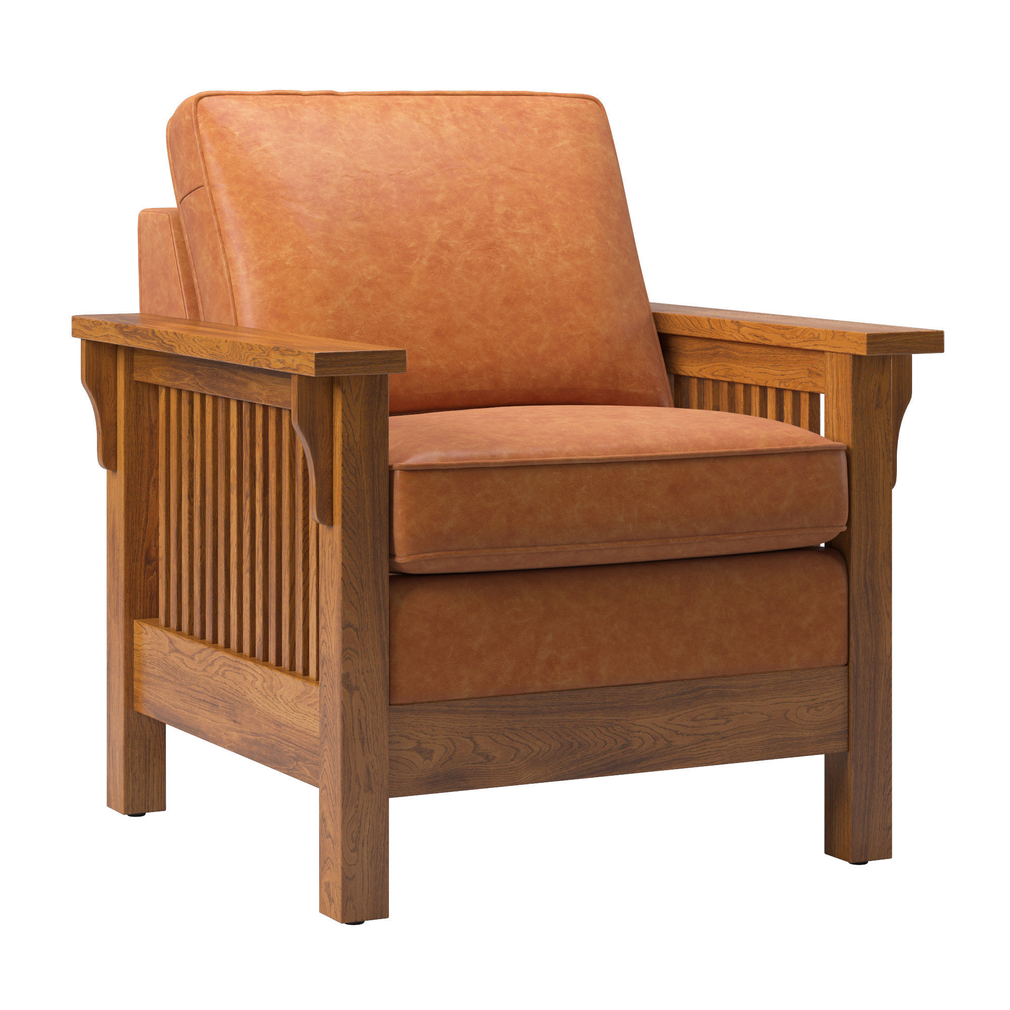 LLOYD LOUNGE CHAIR S-1225  Low-poly 3D model_5