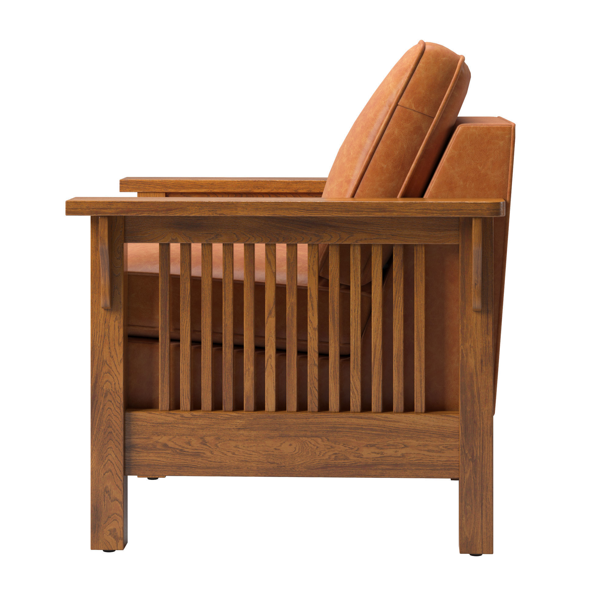 LLOYD LOUNGE CHAIR S-1225  Low-poly 3D model_2