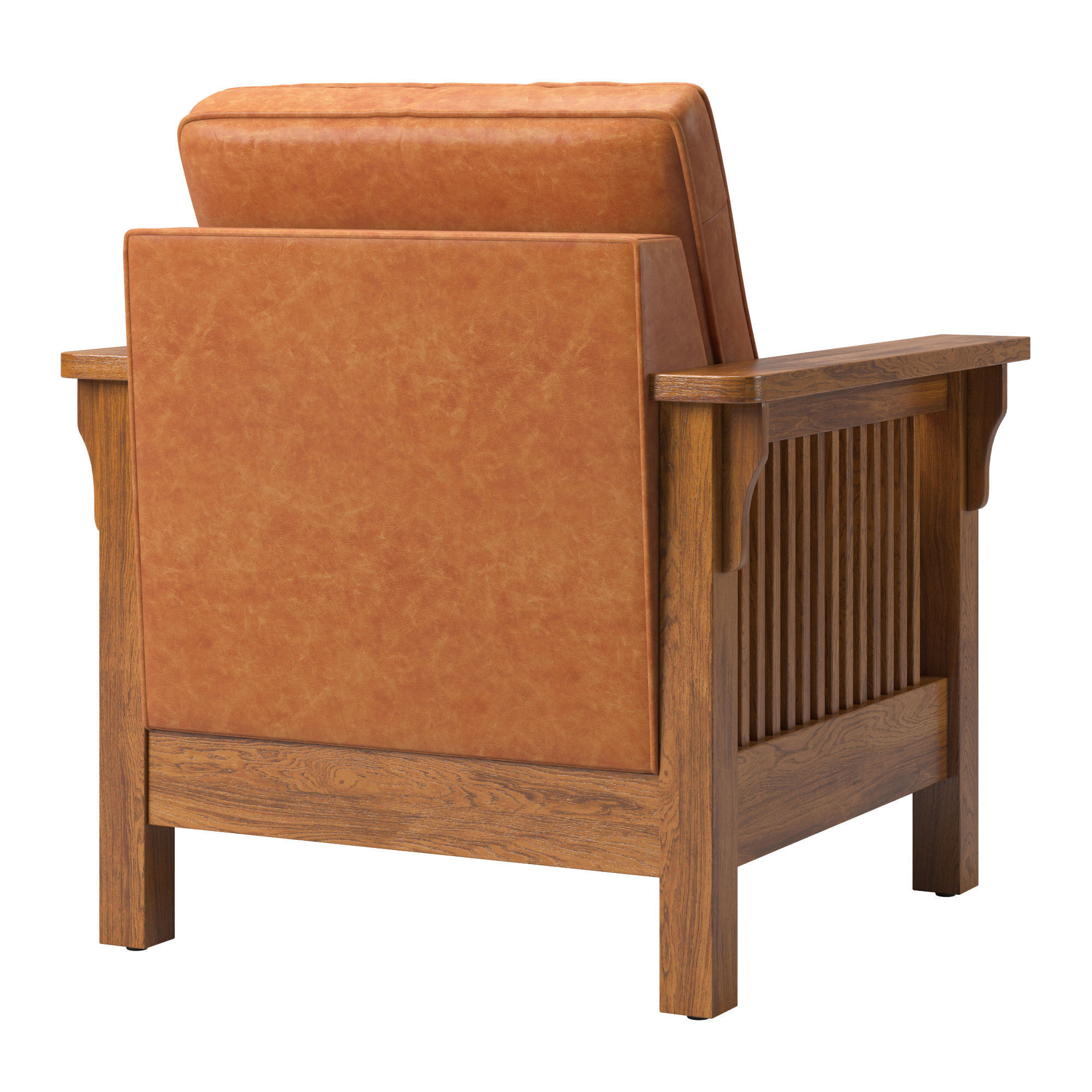 LLOYD LOUNGE CHAIR S-1225  Low-poly 3D model_3