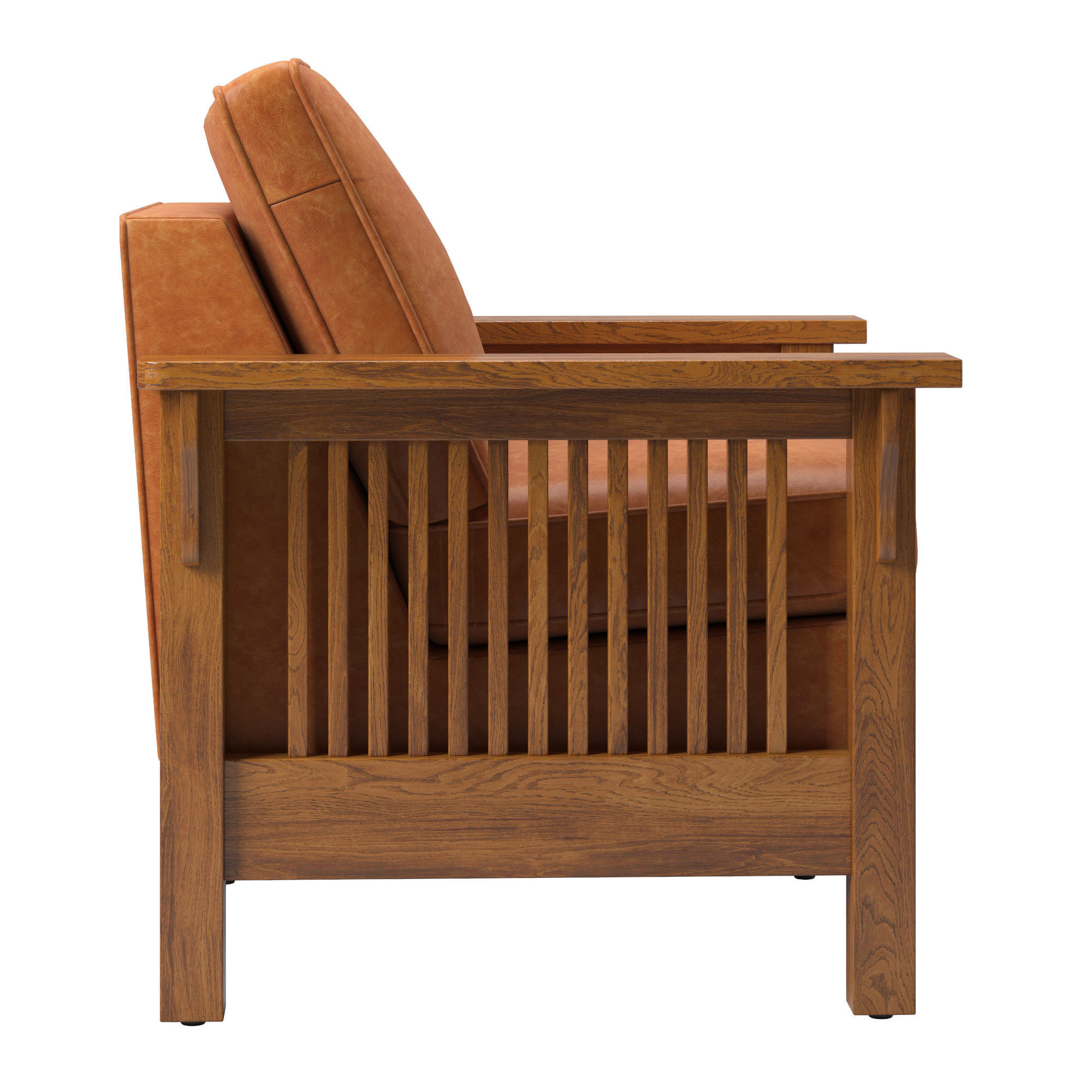 LLOYD LOUNGE CHAIR S-1225  Low-poly 3D model_4