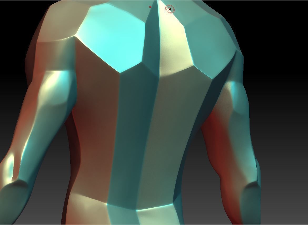 Isolated man 3D print model_6