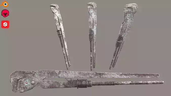 Adjustable Wrench Old