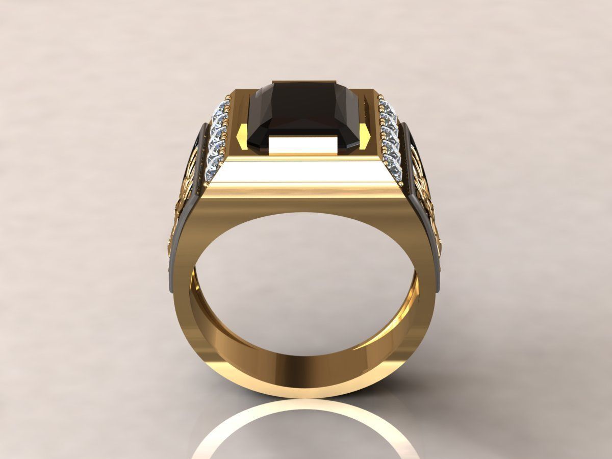 Ring men 8 spider 3D print model_12