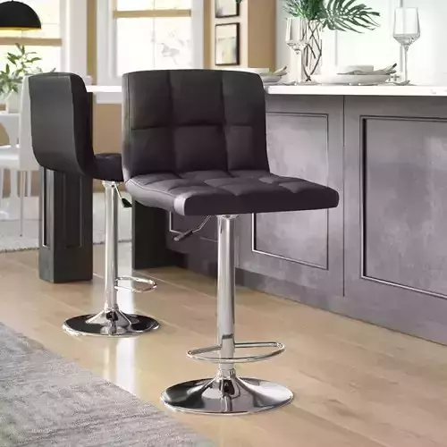Matranga Adjustable Height Swivel Bar Stool