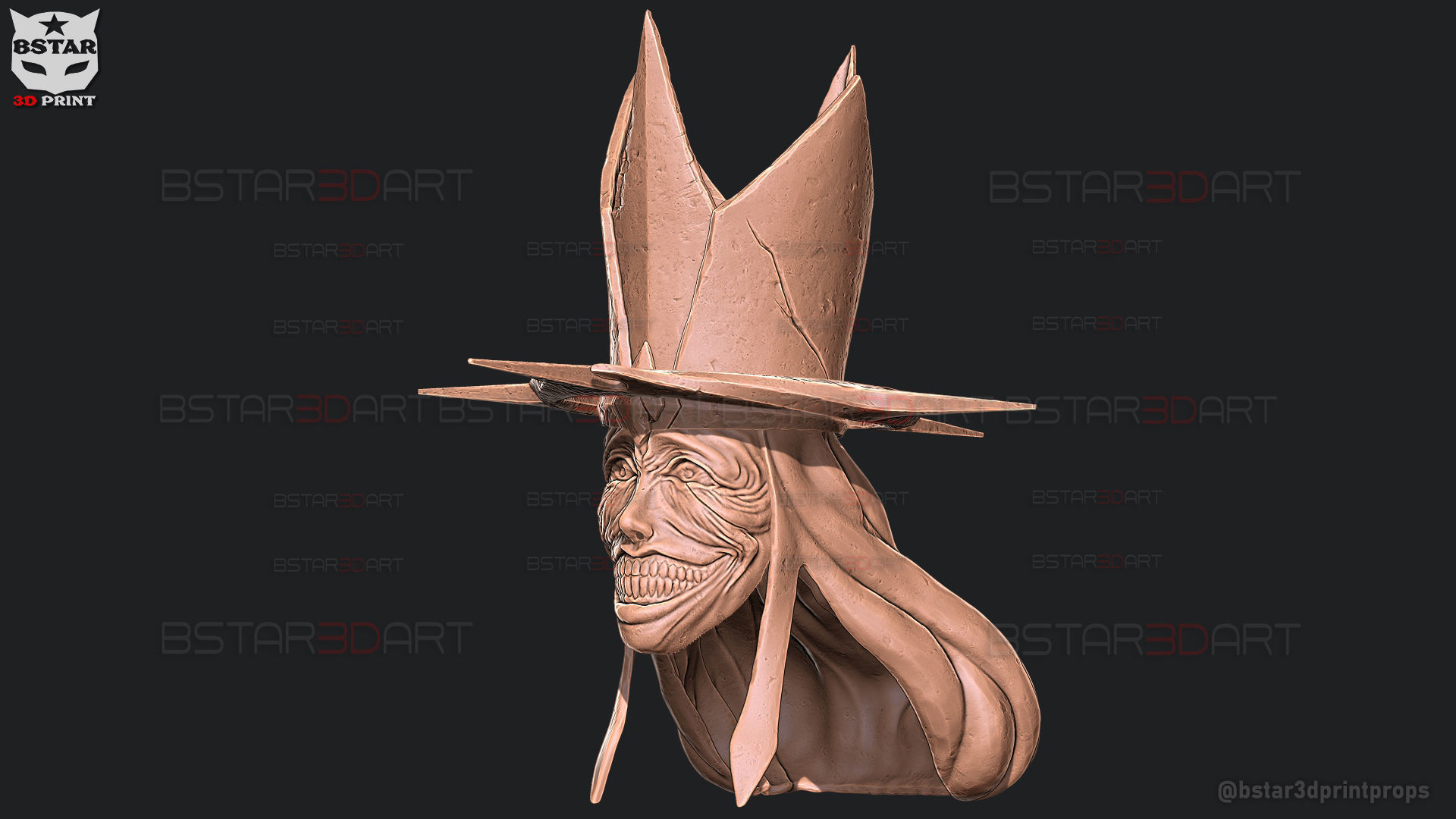 Statue Of God Helmet- Solo Leveling Cosplay 3D print model_16