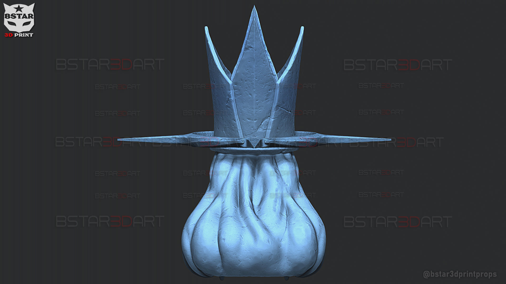 Statue Of God Helmet- Solo Leveling Cosplay 3D print model_12