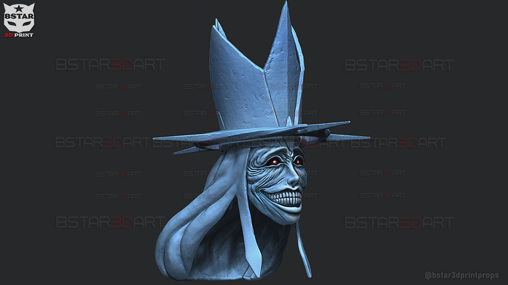 Statue Of God Helmet- Solo Leveling Cosplay 3D print model_14