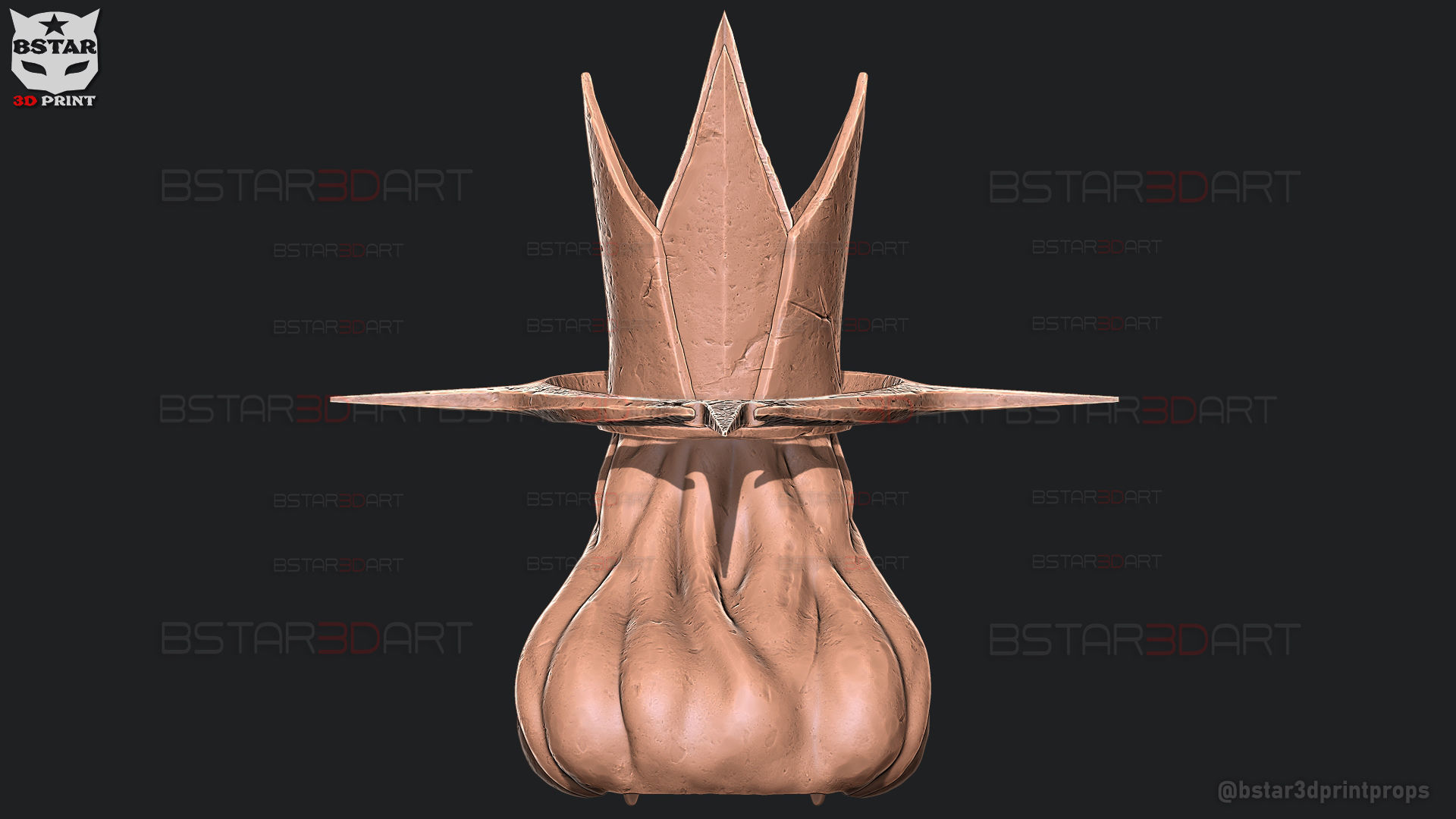 Statue Of God Helmet- Solo Leveling Cosplay 3D print model_19