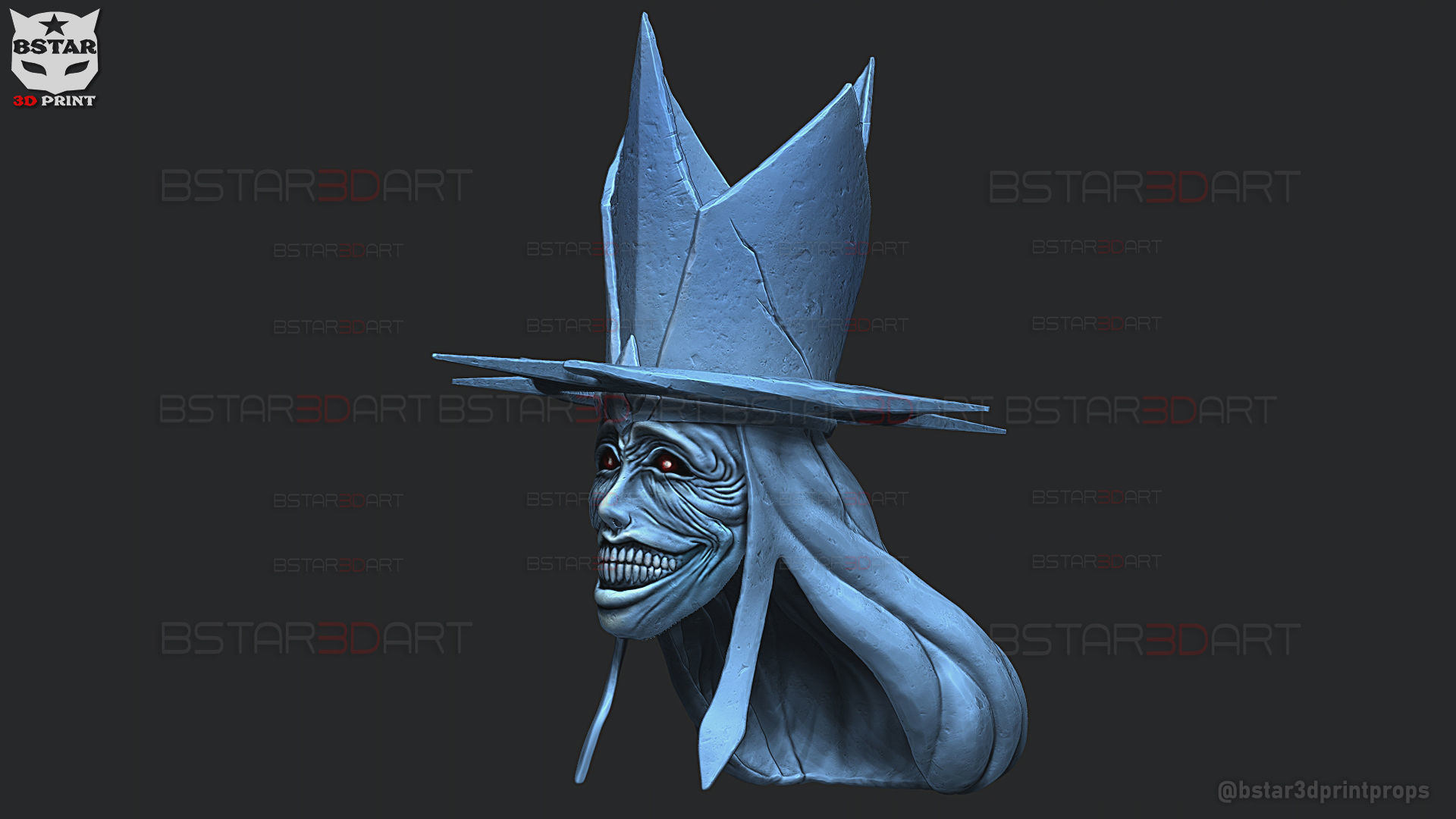 Statue Of God Helmet- Solo Leveling Cosplay 3D print model_10