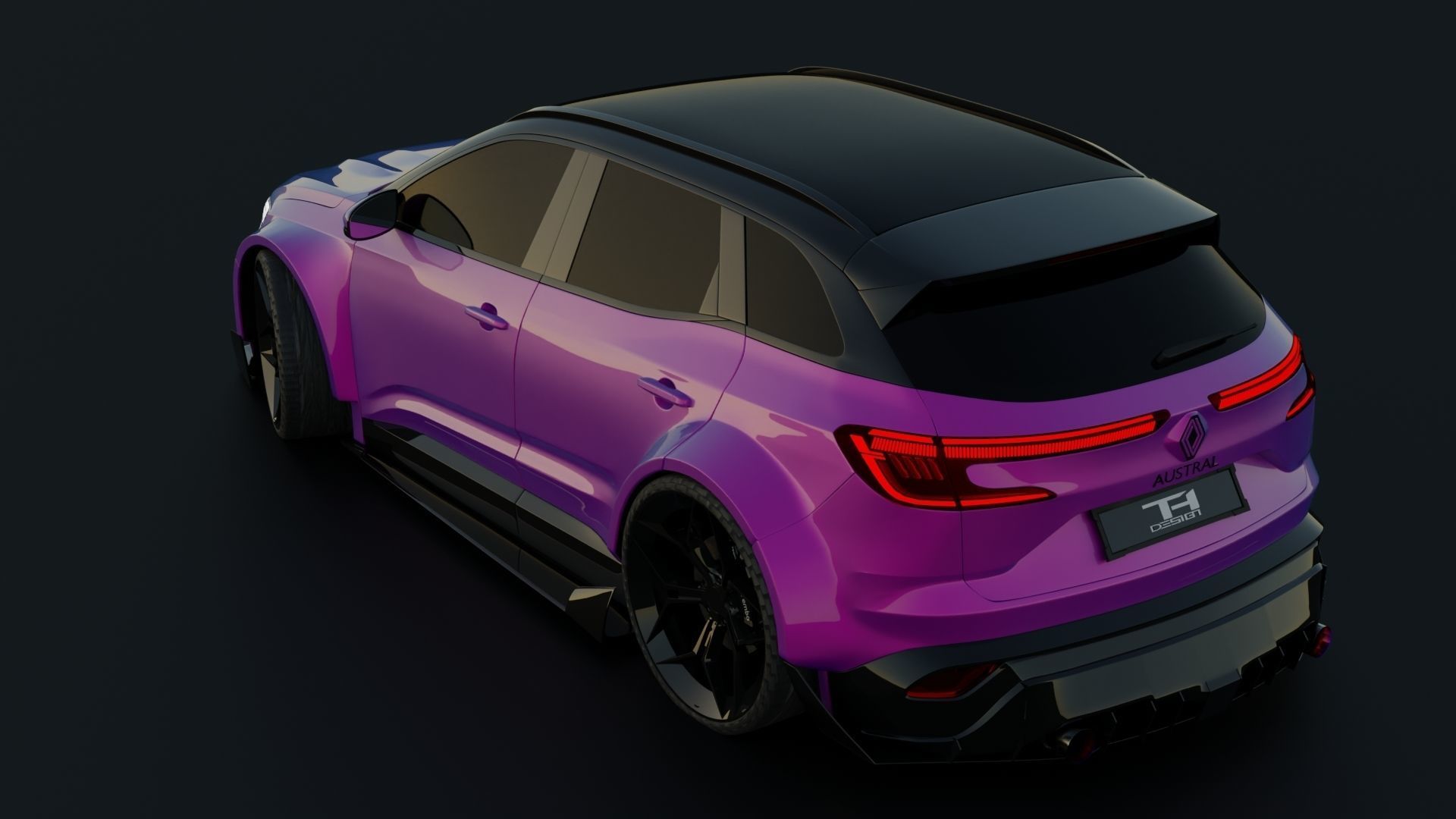 Renault Austral Tuned  Rigged  Low-poly 3D model_6