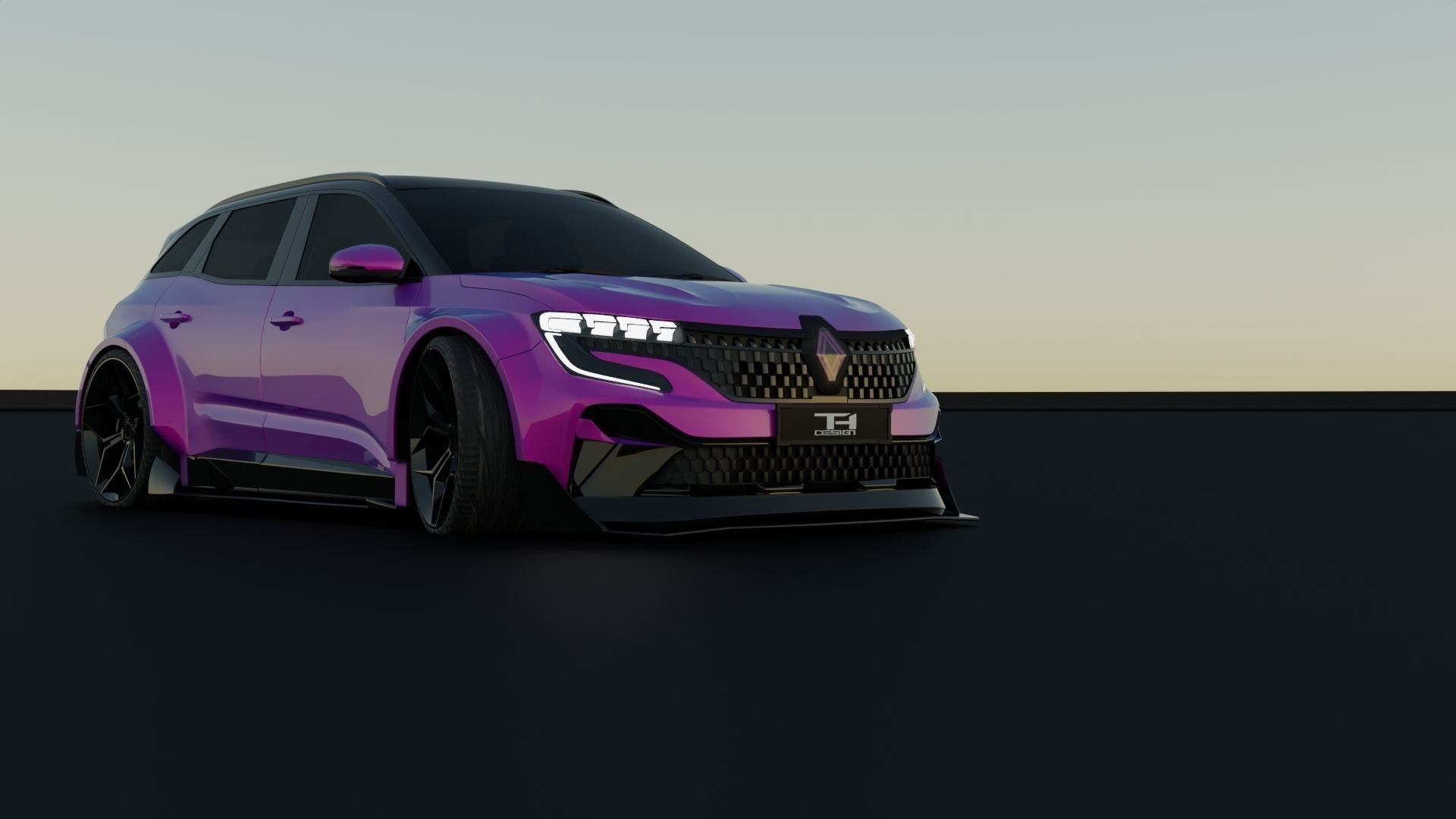 Renault Austral Tuned  Rigged  Low-poly 3D model_3