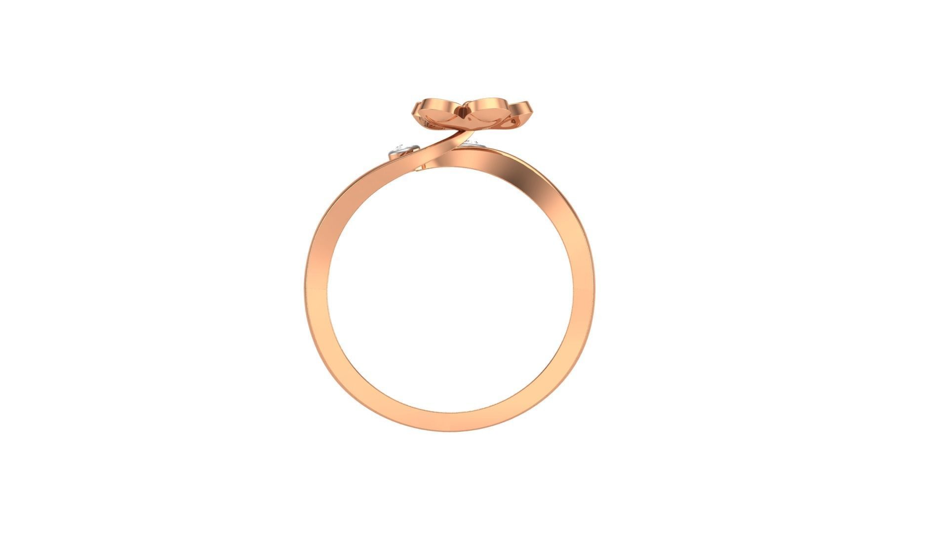 Flower Light Wt Ring 3dm stl obj mtl gltf glb render details 3D print model_6