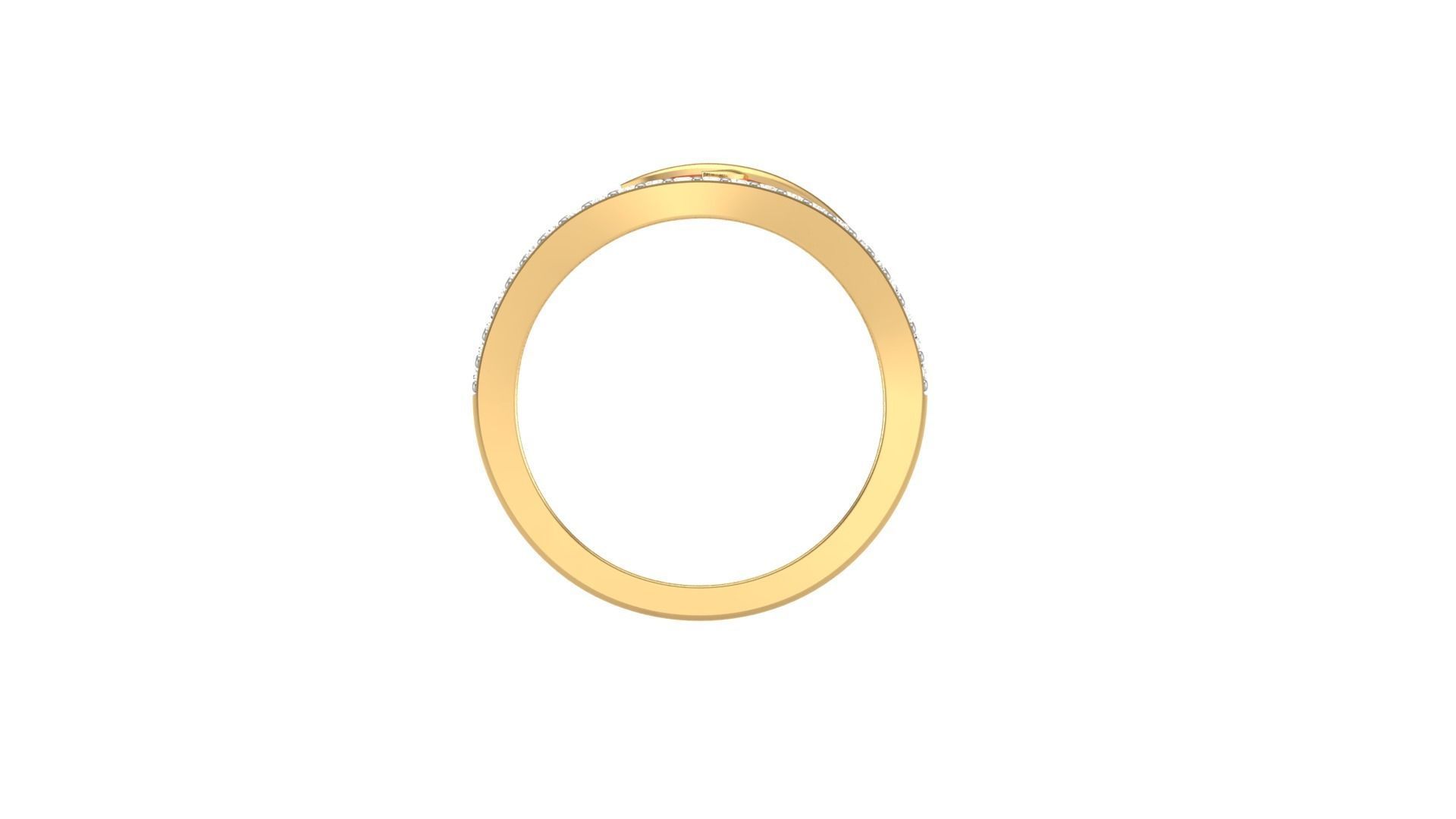 Leaves Light Wt Ring 3dm stl obj mtl gltf glb render details 3D print model_4