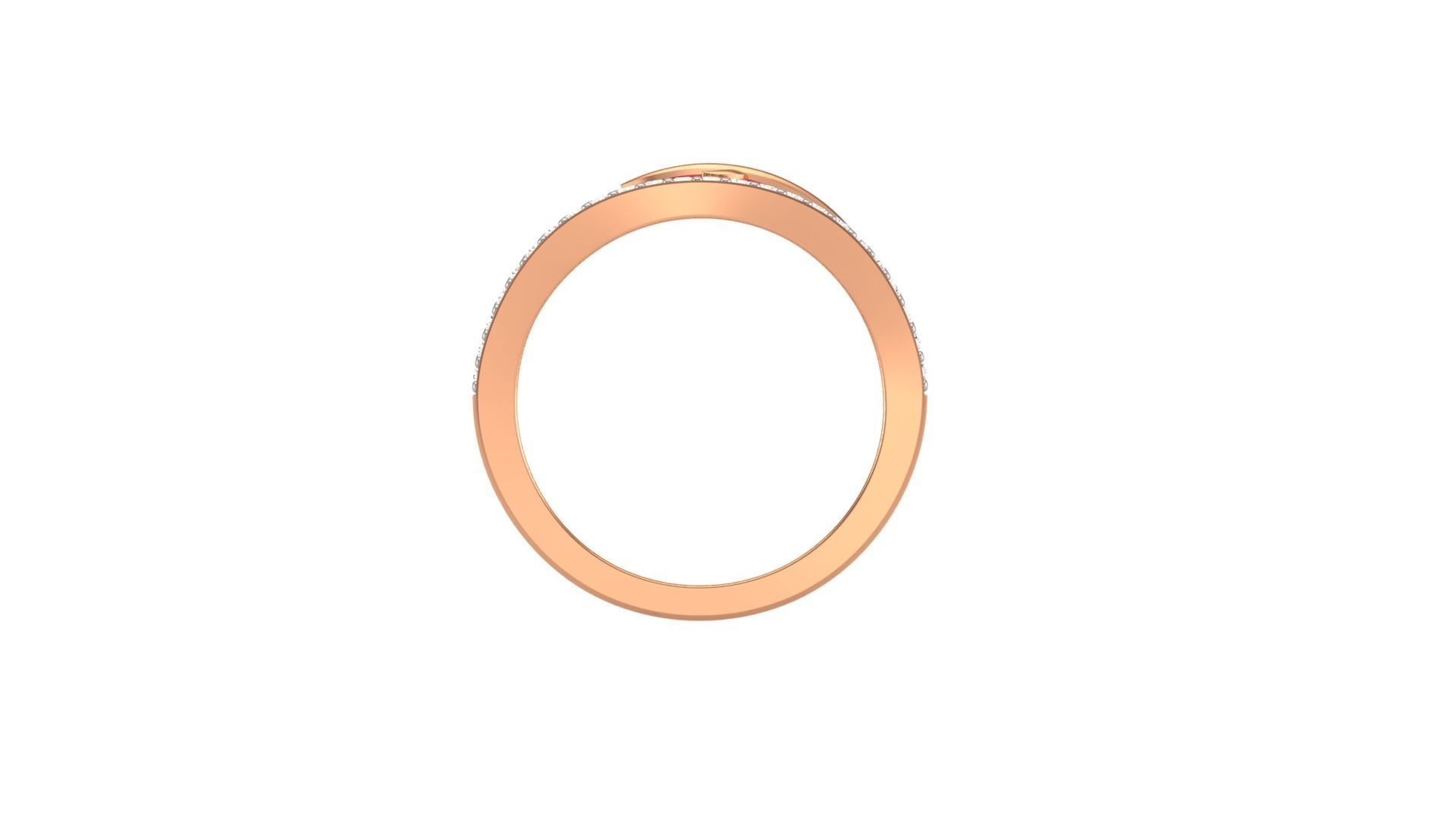 Leaves Light Wt Ring 3dm stl obj mtl gltf glb render details 3D print model_6