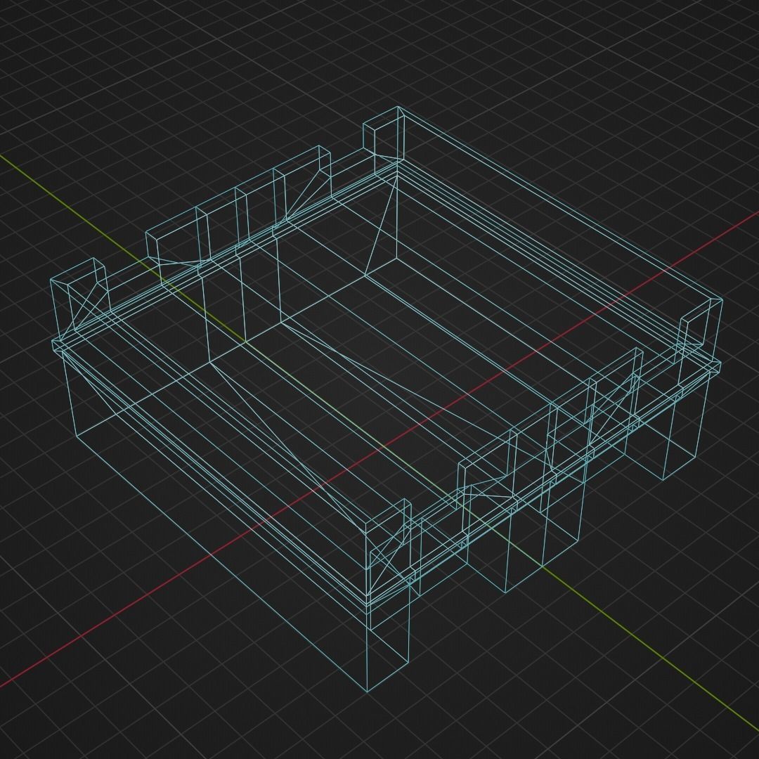 Restaurant Inspired By Los Pollos Hermanos Game Ready Low Poly Low-poly 3D model_6