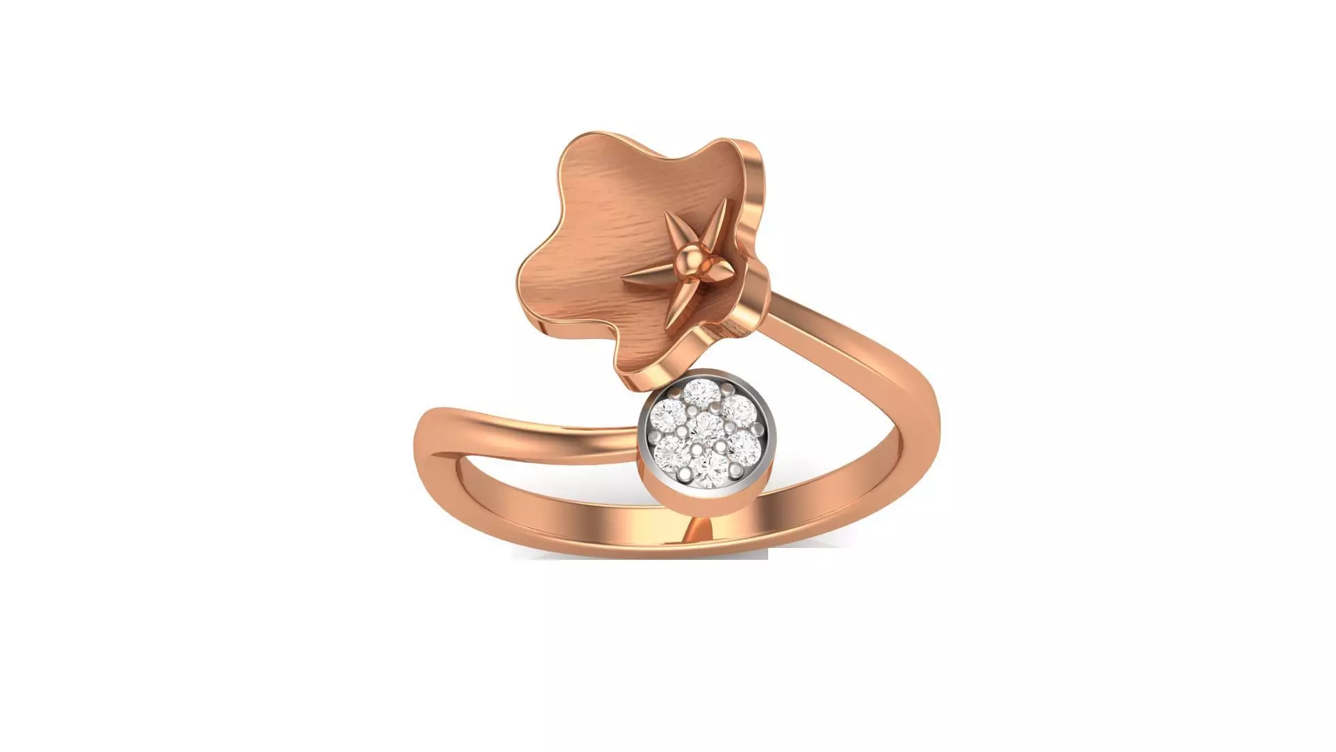 Flower Light Wt Ring 3dm stl obj mtl gltf glb render details 3D print model_0