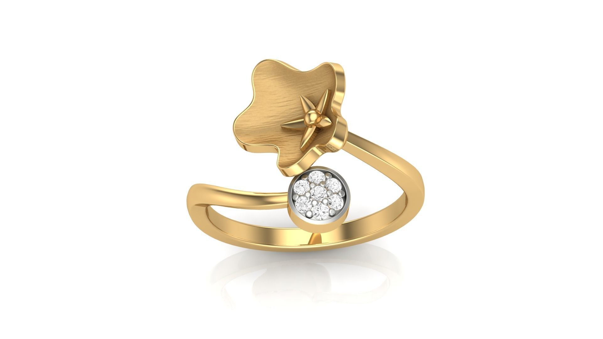 Flower Light Wt Ring 3dm stl obj mtl gltf glb render details 3D print model_3