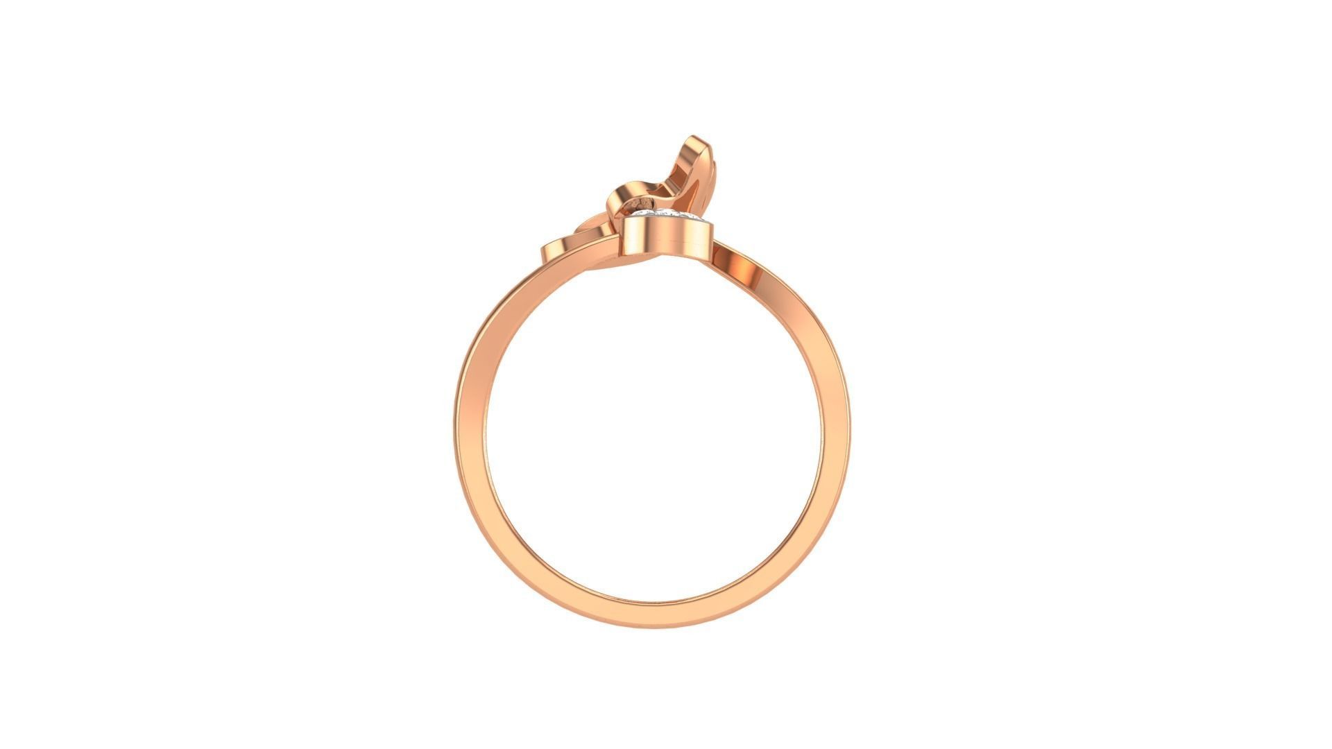 Flower Light Wt Ring 3dm stl obj mtl gltf glb render details 3D print model_6