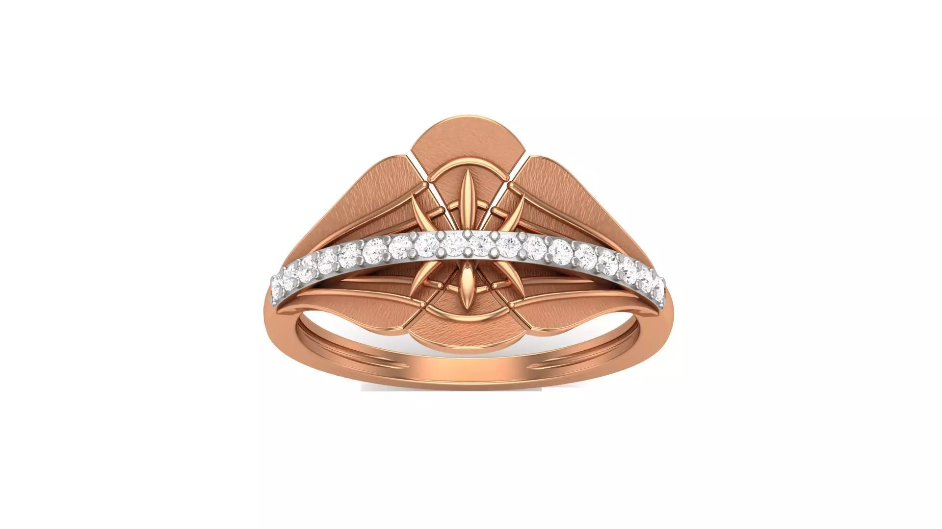 Flower Light Wt Ring 3dm stl obj mtl gltf glb render details 3D print model_0