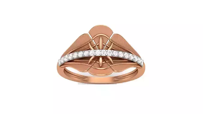 Flower Light Wt Ring 3dm stl obj mtl gltf glb render details 3D print model