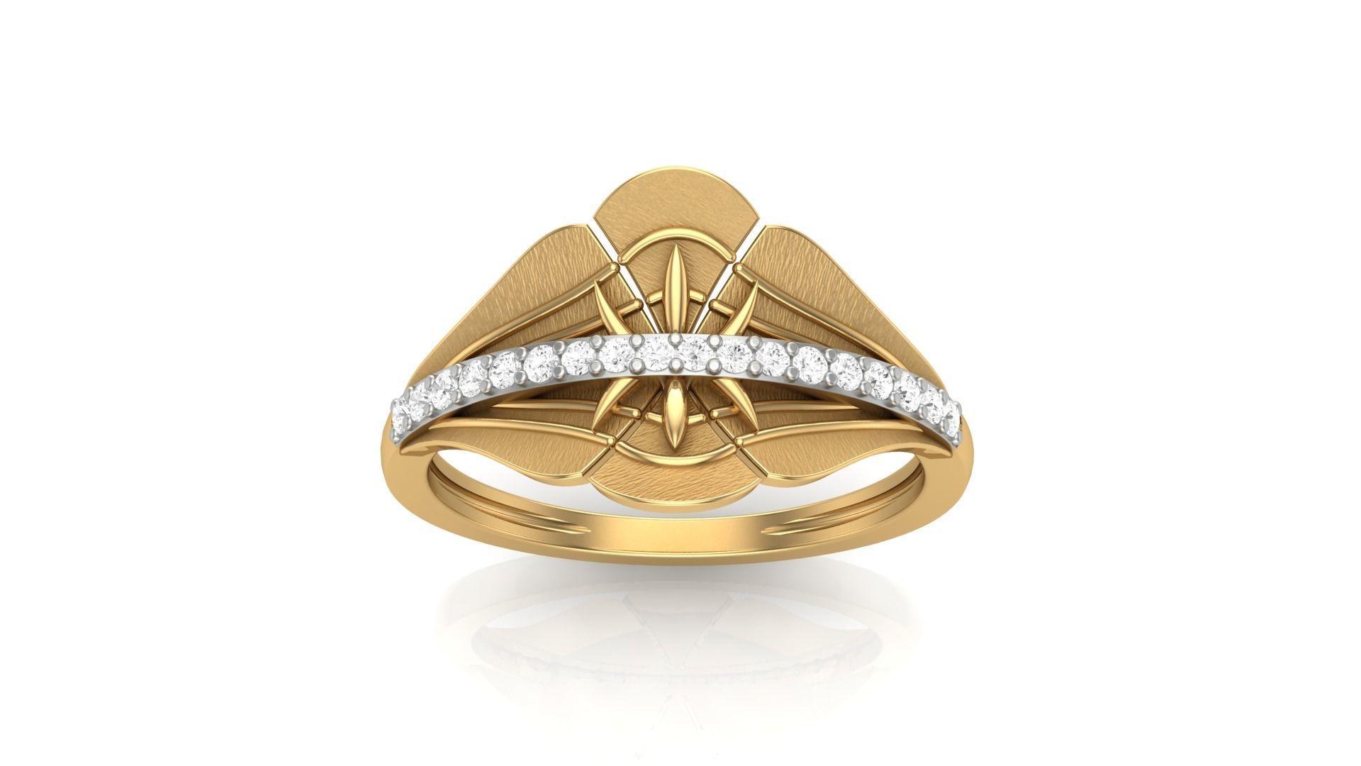 Flower Light Wt Ring 3dm stl obj mtl gltf glb render details 3D print model_3