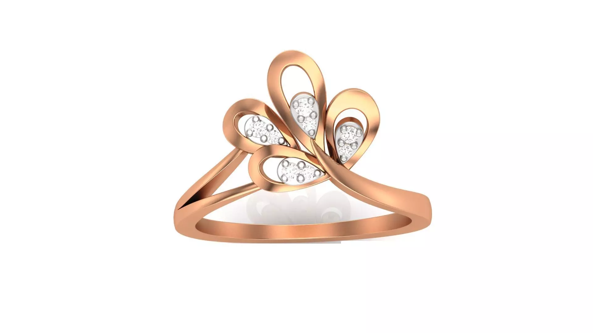 Flower Light Wt Ring 3dm stl obj mtl gltf glb render details 3D print model_0