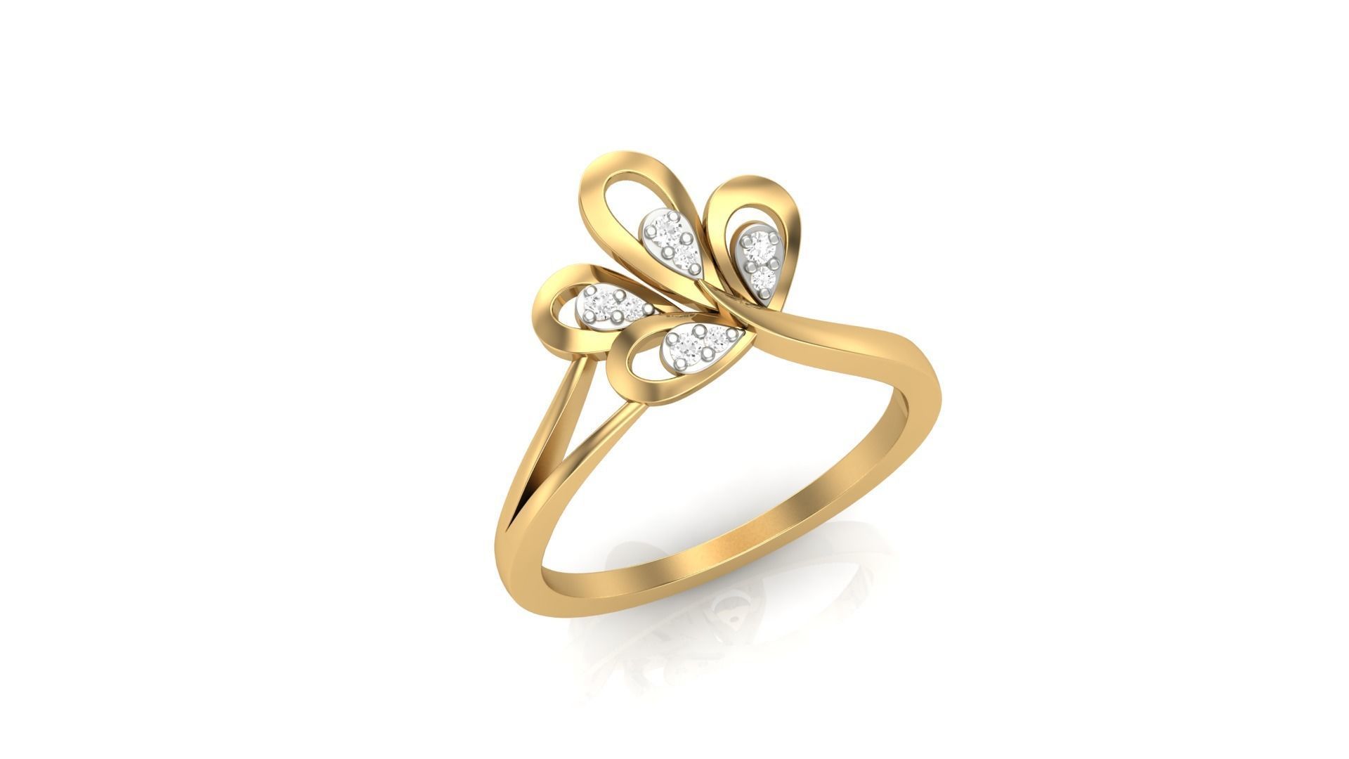 Flower Light Wt Ring 3dm stl obj mtl gltf glb render details 3D print model_2