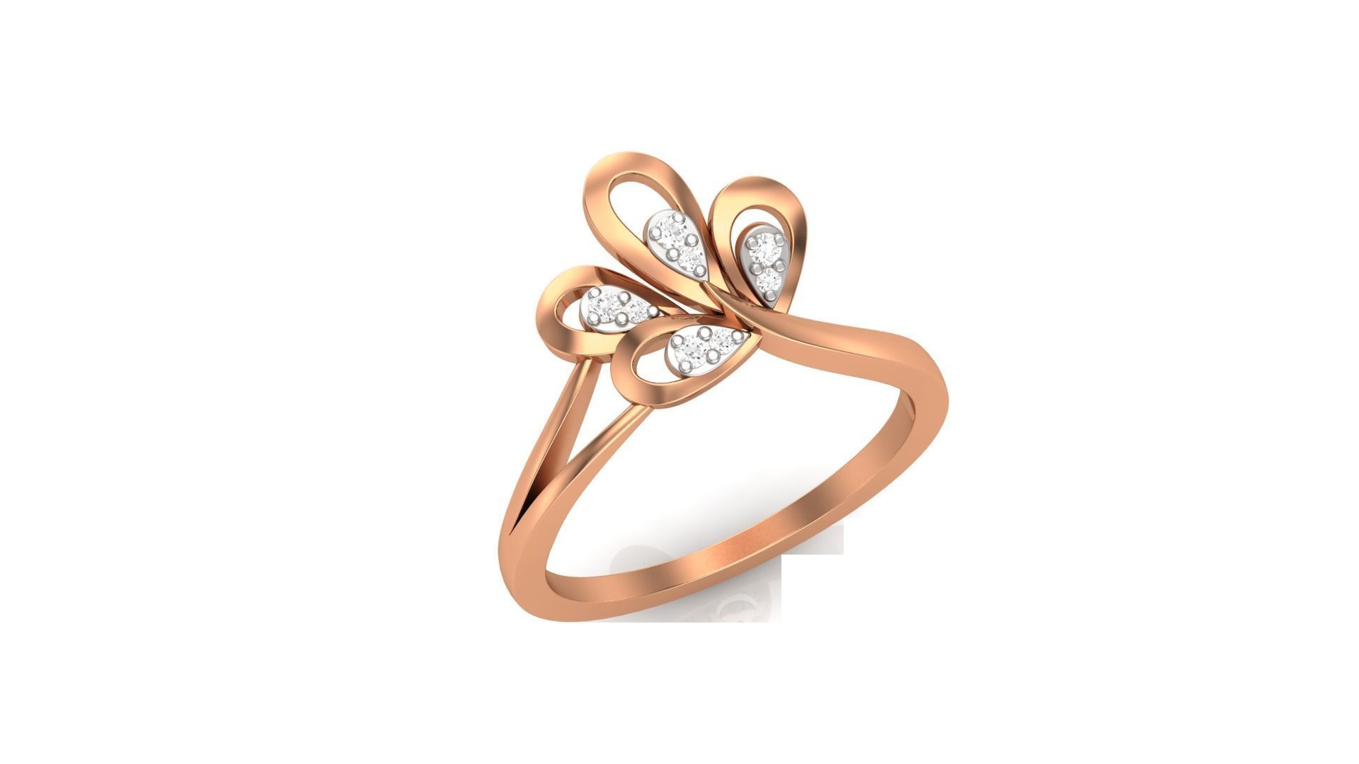 Flower Light Wt Ring 3dm stl obj mtl gltf glb render details 3D print model_5