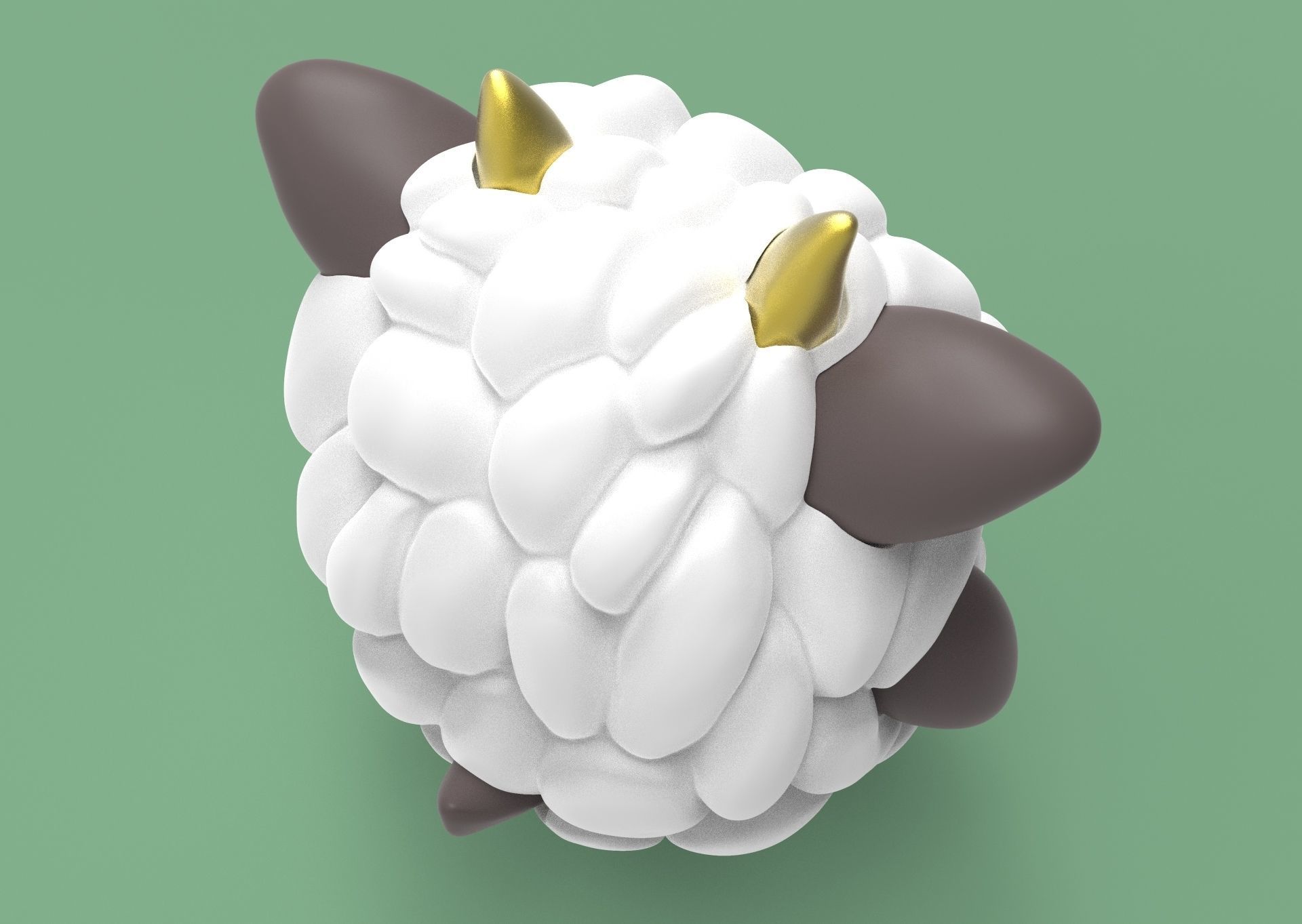 Lamball Pal Palworld 3D print model_19