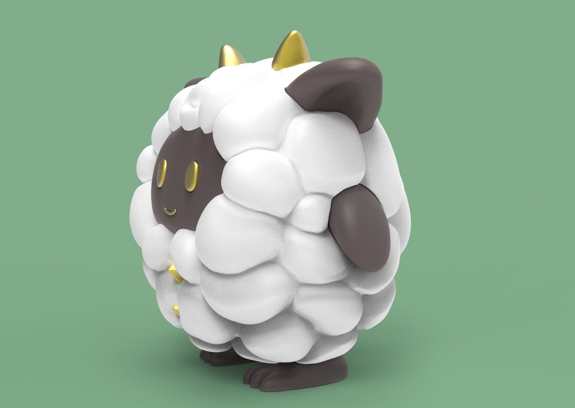 Lamball Pal Palworld 3D print model_6