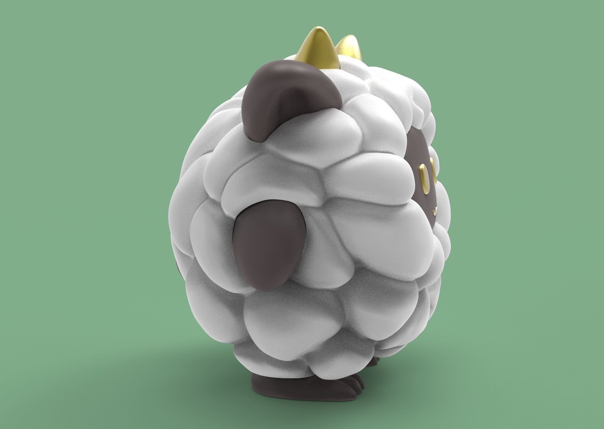 Lamball Pal Palworld 3D print model_12