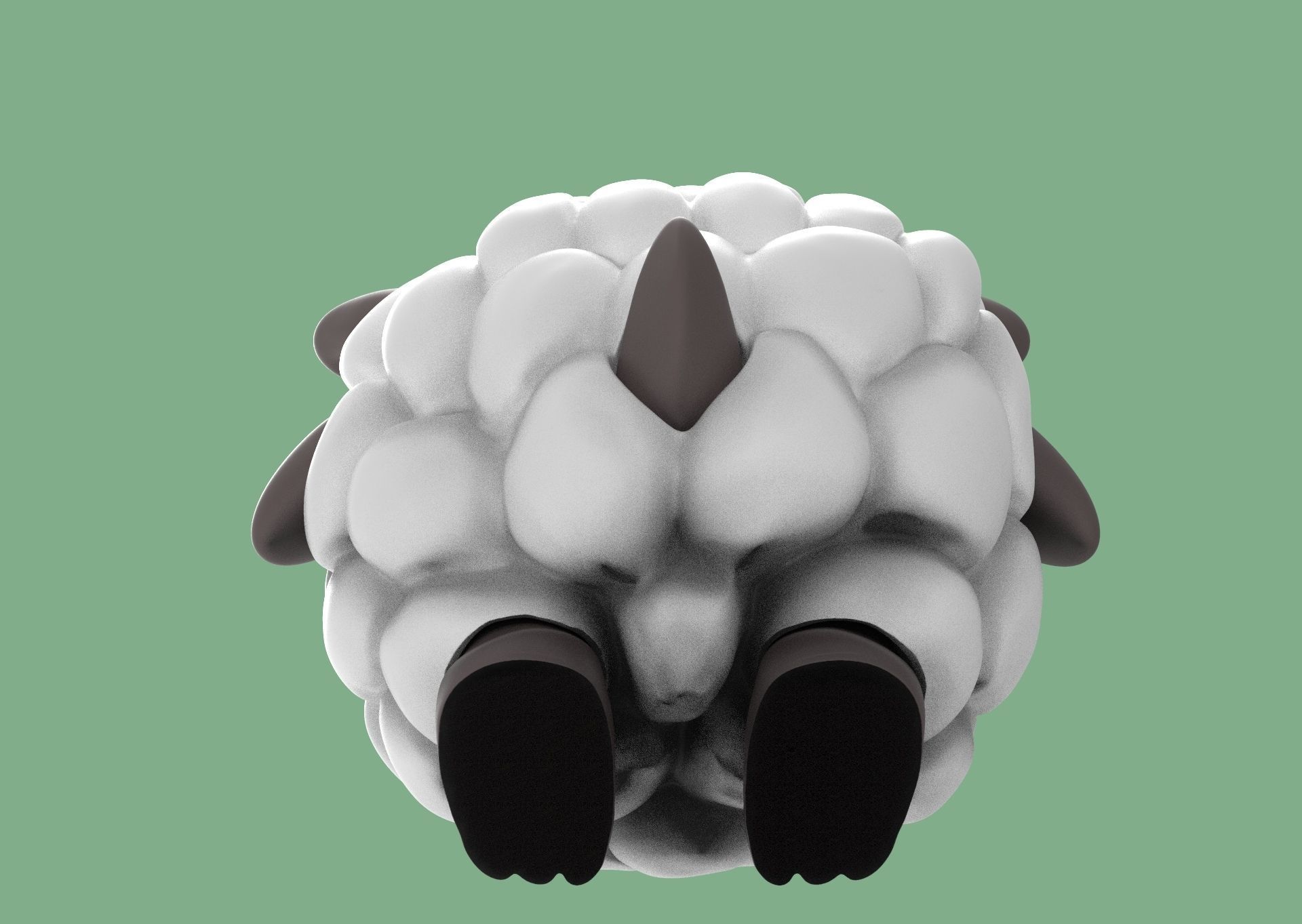 Lamball Pal Palworld 3D print model_21