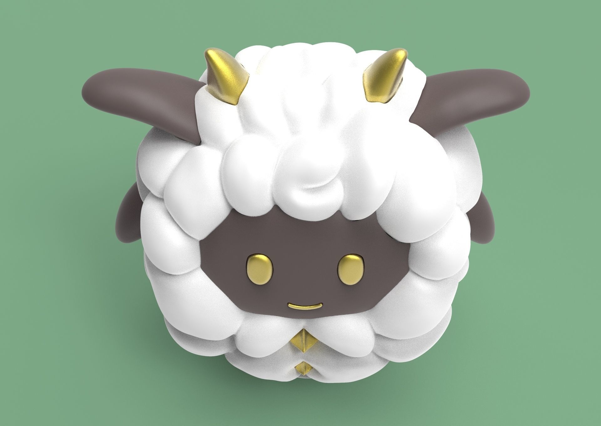 Lamball Pal Palworld 3D print model_15