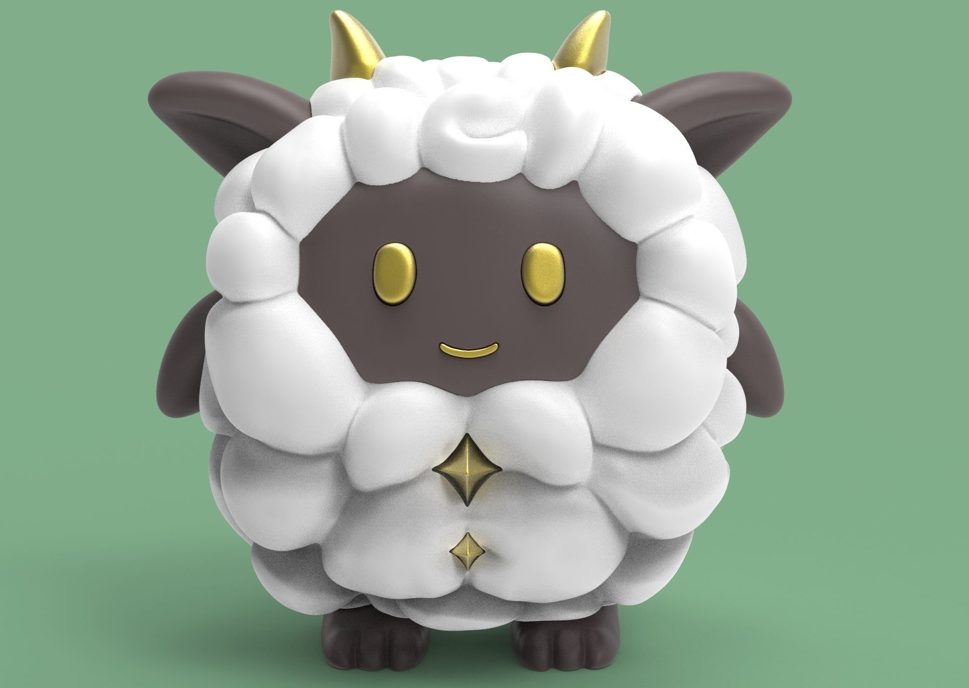 Lamball Pal Palworld 3D print model_1