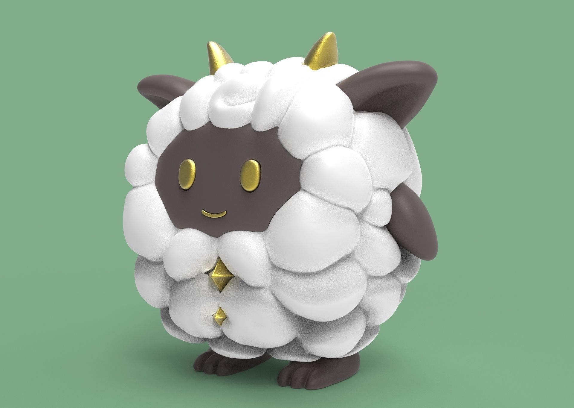 Lamball Pal Palworld 3D print model_5