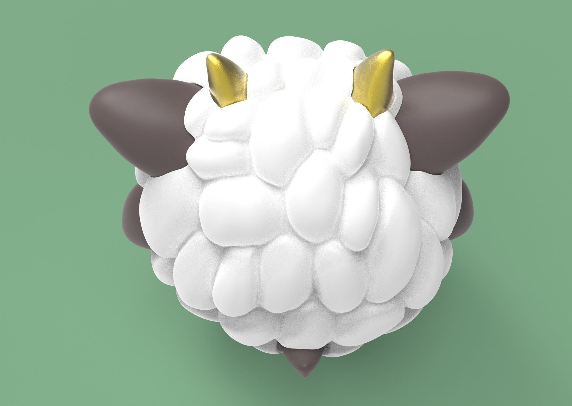 Lamball Pal Palworld 3D print model_18