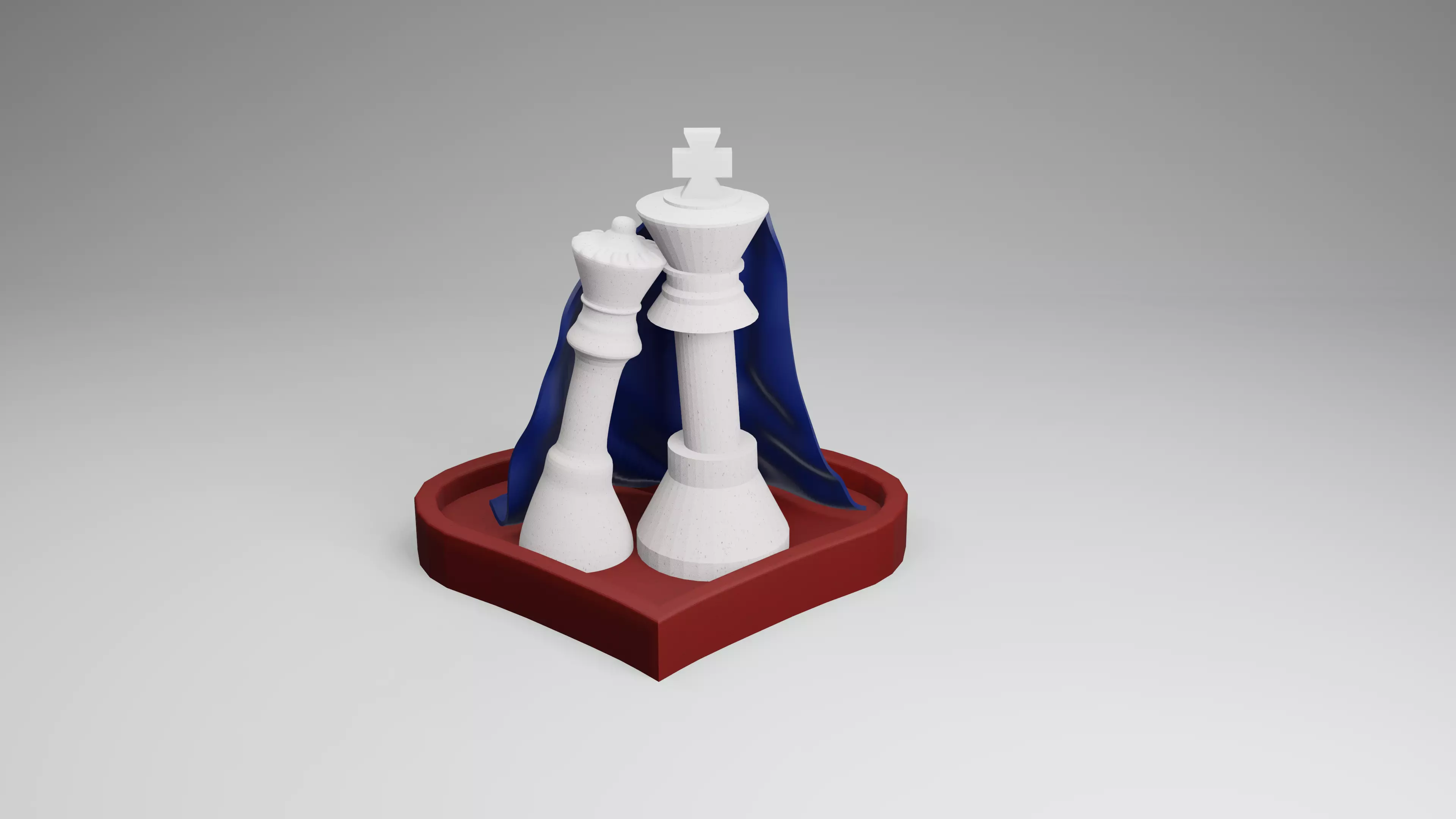Love Gift for Valentine- King and Queen - model 1 3D print model_0