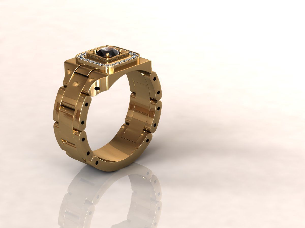 Ring men 9 3D print model_6