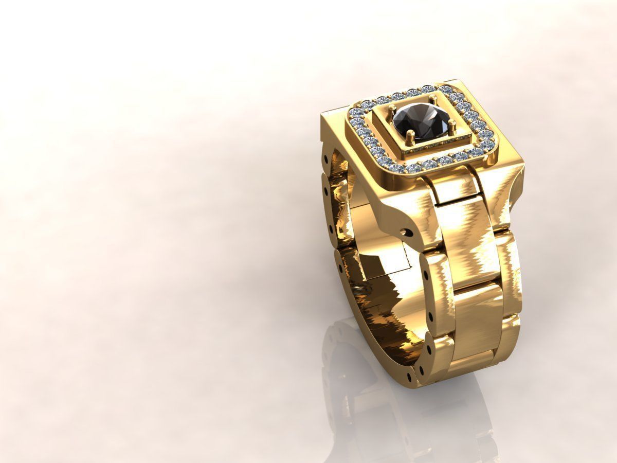 Ring men 9 3D print model_5