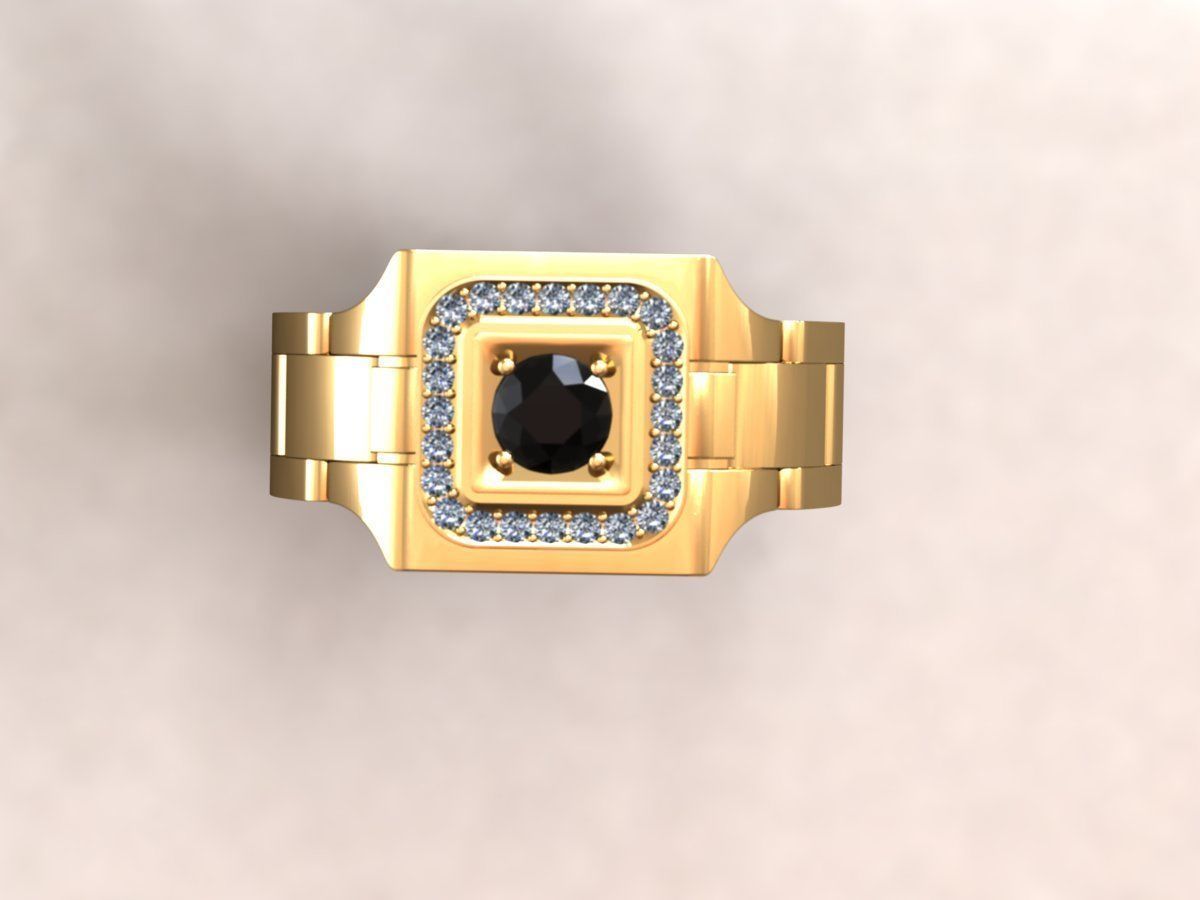 Ring men 9 3D print model_4