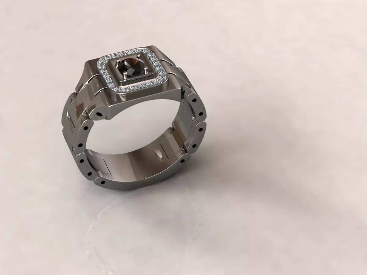 Ring men 9 3D print model_0