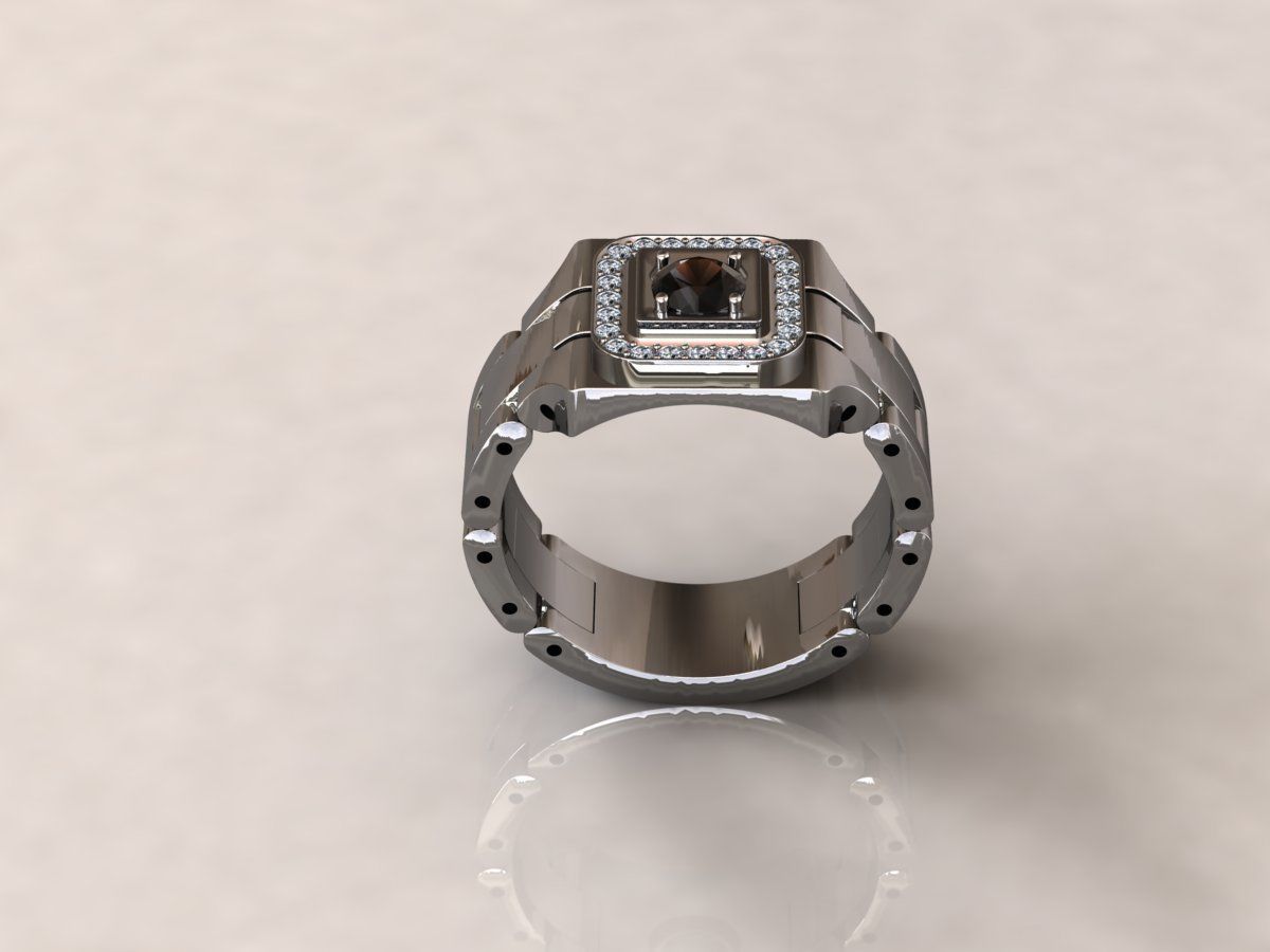 Ring men 9 3D print model_1