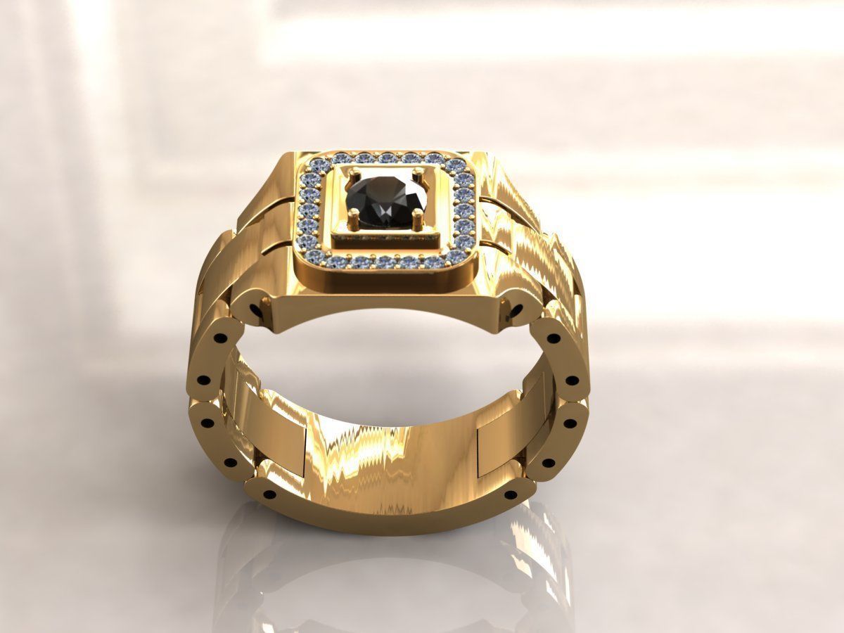 Ring men 9 3D print model_3