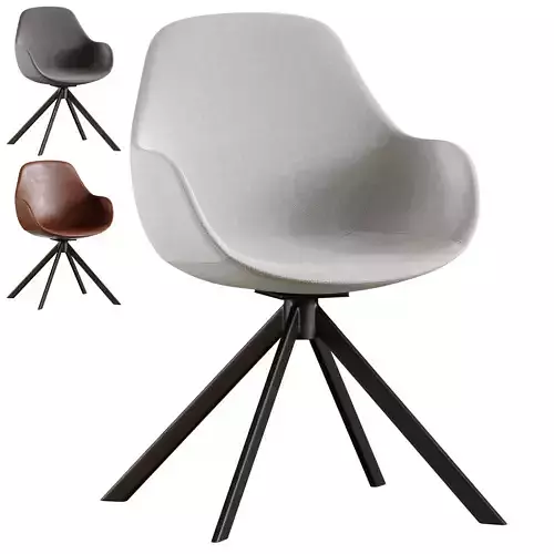 Tissiana self-centring desk chair