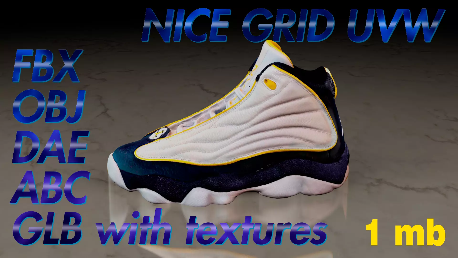 Air Jordan Strong Clean Scan 3D model_0