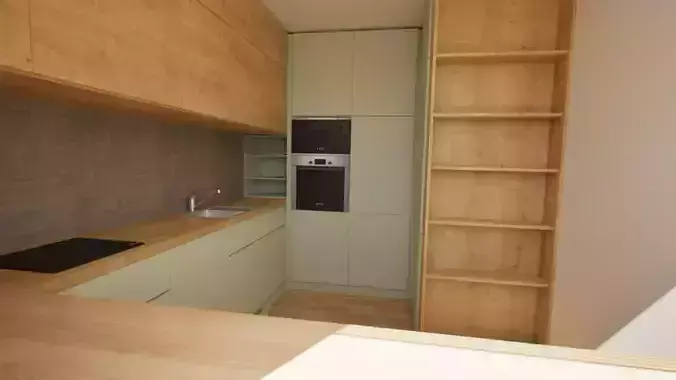 Detailed Kitchen Interior