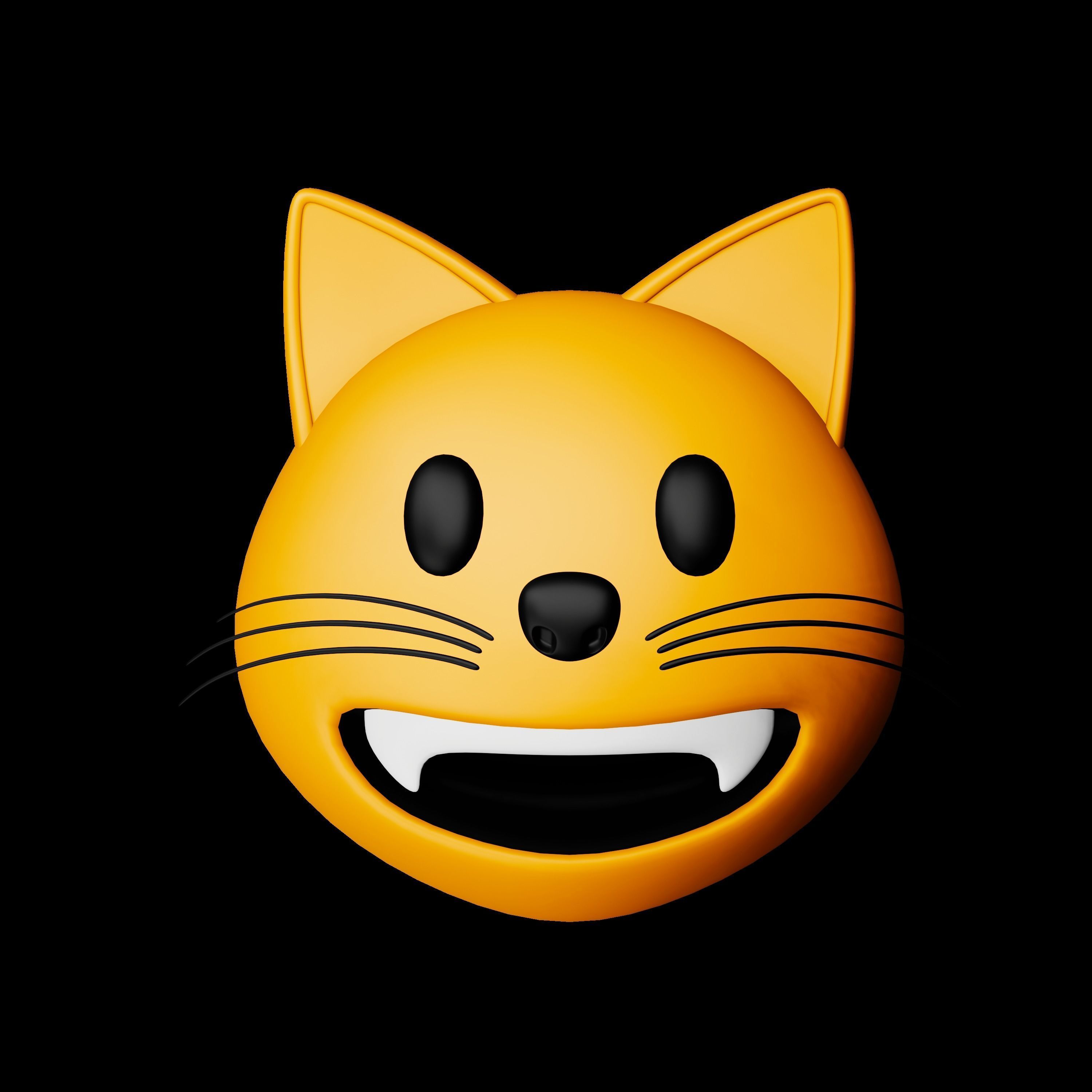 3D Face Experssions Emojis Low-poly 3D model_23